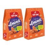 YUM YUM California Roasted Lightly Salted Almonds 500 g (Pack of 2 -250 g Each)