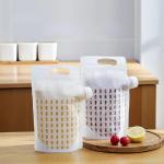 Kunya Multi purpose Ziplock pour and reusable bag, leak proof for liquid Soup, Grain