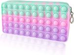 Samvardhan Pack of 1 Pop it Fidget Toy Pencil Pouch in Multicolor for Kids