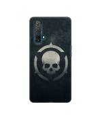 Casotec Skull Pattern Print Design 3D Printed Hard Back Case Cover for Realme X3 SuperZoom