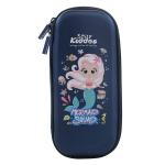 Smily Kiddos SMK16001526 Blue Ethylene Vinyl Acetate Zipper Pencil Case for Boys and Girls