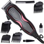 SDMS KEMEI Corded Beard Mustache Trimmer Waterproof Powerful Hair Clipper for Men