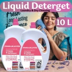 PISHARNATH Detergent Liquid 10 Liter Blue Liquid Detergent - Natural, Eco-friendly, Non-toxic, Chemical-free, Biodegradable - Skin Safe