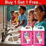 PISHARNATH Hand Wash Liquid pink 10Liter Handwash For Deep clean and Moisturize hand 100% Vegan & Paraben Free