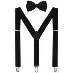 SHIVAAY Habibee Men Black Suspenders