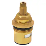 New Ware Tap Spindle Replacement Disc - Compatible with Jaguar Continental Type Models - Hot & Cold Faucet Valve for Bathroom and Kitchen (Super Ceramic Spindle 3/4 Inch)