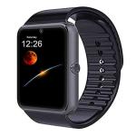 Drumstone Black Gt08 Smartwatch With Bluetooth Call Function For Boys And Girls