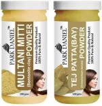 Park Daniel Pure And Natural Multani Mitti Powder And Tej Patta Powder, 100 G Each (Combo Of 2) |Hair Care|Dandruff Control hair Powder|Healthy Strong Hair Mask