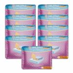 SMILE PAD 5 Layers Disposable Underpad for Adult & Baby | Large 60 X 90 Size | 5 Layers Protection for Quick Absorption | Pack of 9 - 90 Pads