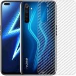 ZmiZc [Pack of 2] Back Transparent Screen Guard Sticker For REALME 6 PRO Mobile Skin (White)