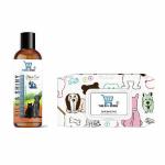 The DDS Store Wet Pet Wipes for Dogs With Dog Grooming Shampoo Products for Smelly Dogs with Fragrance-(Wipes + Black Coat 200ml )