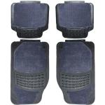 LEO CAR MATS Rubber Standard Mat For Renault Fluence (Black)