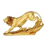 The Interio Era New 2022 Lion Statue Modern Abstract Geometric Style Resin Panther Animal Large Statue Home Decoration Accessories