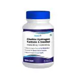 Healthvit Choline Hydrogen Tartrate 250mg & Inositol 250 Mg Supplement 60 Capsules