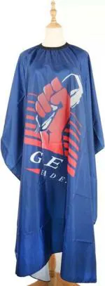 Hilal The Crescent Hair Cutting Sheet Apron Barber, Saloon or Home Use Makeup Apron, Multicolor