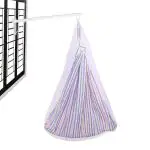 beetot Cotton New Born Baby Swing Cradle (Jhula) Set | Cradle Swing, Mosquito Net, Spring, Triangle Hanger, Window Hanger | Weight Capacity Up To 20Kg | Age From 0-12 Months | Jhula (Violet)