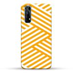 MobiEra Realme 7 Zip Zap Orange Pattern Plastic Designer Printed Hard Case Cover