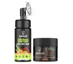 Urbanguru Men's Coffee Face Scrub (100gm)|Exfoliate Scrub|Blackhead Remover,Dead Skin & Ubtan Foaming Face Wash | Turmeric & Saffron | All Skin Types | Bright, Clear Skin | 100 ml