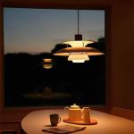 Lu Aluminium Ceiling Hanging Pendant Light | Designer Extended Series | Ideal for Home Decoration, Office, Dining Table, Cafe, Bar Counter | Colour Blue | Bulb not Included | Pack of 1