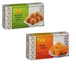 Haldiram s Nagpur Roasted Chana Ladoo and Mango Burfee (Pack of 2- 250 gm each)