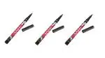 Makeup Fever Precision Liquid Waterproof Lash Eyeliner Pencil (Black) - Pack of 3