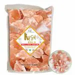 Kush Gold Himalayan Pink Rock Salt Crystal Chunks Stone (84 Minerals) Size 1 to 2.5 Inches (1Kg)