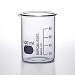 ABGIL Glass Beaker 100ml - Set Of 5 Units