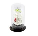 SILVERSPOT JEWEL 999 Pure Silver Tulsi Beautiful Idol with Acrylic Base for Pooja/Gift Item for ospicious Occassions