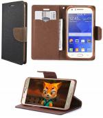 BINTAGE Flip Cover for Micromax Canvas Nitro A311, Micromax Canvas Nitro A310 BINTAGE Flip cover for Micromax Canvas Nitro A311::Micromax Canvas Nitro A310 - Black Brown::Pink (Black, Pink, Pack of: 2)