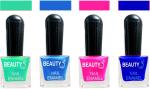 OUR Beauty Multicolor High Quality Quick Dry Long Lasting Hd Colors Nail Polish Pcs Vs26, 32 ml (Set Of 4)