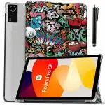 ProElite Case Cover for Redmi Pad SE 11 inch Cover, Smart Flip Case Cover for Redmi Pad SE 11 inch Translucent Back with Stylus Pen [Auto Sleep Wake Feature], Hippy