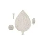 Osasbazaar Silver Pan, Supari, Betelnut Elaichi, Cardamom Combo For Pooja/Festival