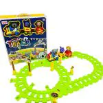 Ktrs Enterprise Cartoon Train Rail Car Assembly Set Puzzle Baby Toy Car Battery Operated Animal Theme Train Set With Tracks Goft Boy And Girl Toy Train Toy