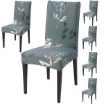 HOKIPO Stretchable Dining Chair Cover Set of 6 Washable Slip Covers (AR-4097-D16*6)