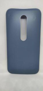 NAFS Blue Compaitable Back Panel For Motorola Moto G3