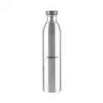 Vinod Sparkle Water Bottle with 18/8 stainless Steel Coating Inside comes with Pouch - 750 ml (Silver)