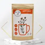 Bliss Tisane Happy Heart for Hypertension 30 Herbal Tea Bags for 60 Cups