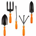 Spartan Spectacular Gardening Tools Set of 5-Piece Aluminum Lightweight Gardening kit with Soft Anti-Skid Ergonomic Handle, Garden Tool kit (Assorted), Multicolour (SPGS-PK-5)