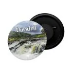 Dhcrafts Multicolor Metal Karnataka Dandeli Printed Fridge Magnet, 5.8 Cm