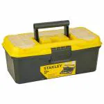 Stanley Water Resistant Plastic Organised Maestro Tool Box with Clear Top Lid