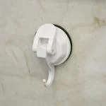 Vacc Fast White Acrylonitrile Butadiene Styrene Vacuum Based Suction Wall Hooks Pack of 1