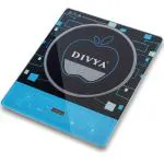 Divya TIGER-4, 2200W Induction Glass Cooktop, Blue