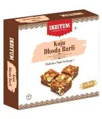 Indiyum Kaju Dodha Burfi 200g | Treditional Indian Sweets | Classic Dodha Burfi Made Special with Kaju & Nuts