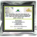 MGBN Gelatin With Besan Or Gram Flour Or Kadalai Mavu Powder Mix 2 In 1 Use For Face Mask, Hair Removal Skin Care 25 gm