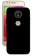 LazyLion Motorola Moto E4 Black Silicone Shockproof Phone Case, Ultra Safety with Soft Feel (Pack of 2)