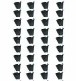 NOVICZ Plastic Vertical Garden Wall Hanging Pots for Plants