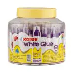 KORES White glue - 20ml , Jar of 30pcs