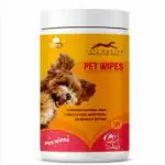 Pets Empire Pet Wet Wipes for Dogs, Puppies, & Pets Paw Cleaning, and Daily Care Soft on Pets Skin (15x20 cm) 80 Pcs (4, 1)