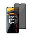 HUPSHY Edge To Edge Tempered Glass for POCO C3 (Pack of 1)
