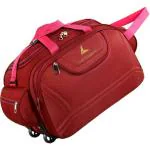 LexCorp Red Nylon and Polyester Strolley Duffel Bag 70L (Large)